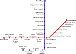 Unofficial map - network as of 2016