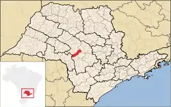 Location in São Paulo  state