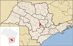 Location in São Paulo  state