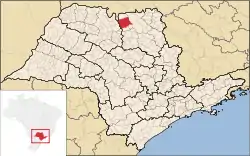 Location of Barretos