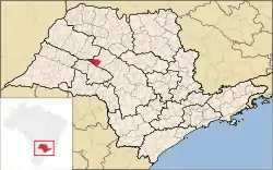 Location in São Paulo  state