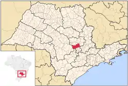 Location in São Paulo  state