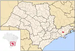 Location in São Paulo  state