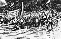 Saracens landing on a coast, 915