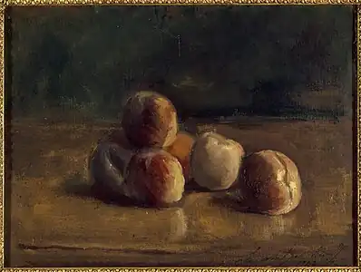 Still Life with Peaches, 1922, Musée Carnavalet, Paris