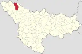 Location in Timiș County