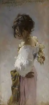 Rosina, 1878, depicting Rosina Ferrara