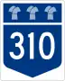 Highway 310 marker