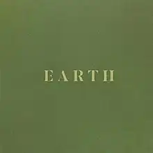 A green background with "EARTH" in green