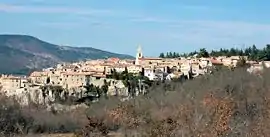 A general view of the village of Sault