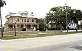 Houses in the Historic District, including The Abbey on the far right