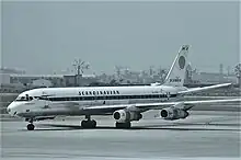 Four-engined jetliner