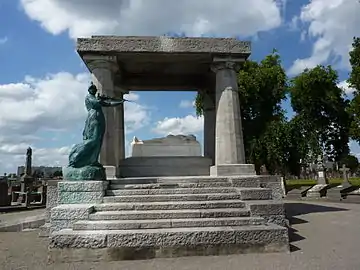 Mausoleum of Charles Rogier in Saint-Josse-ten-Noode Cemetery