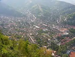 Șchei seen from Tâmpa Mountain