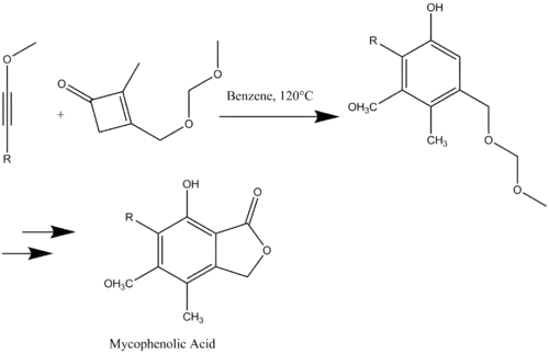 Scheme 14:Benzannulation Toward the Synthesis of Mycophenolic Acid