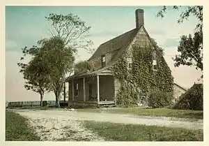 Jans Martense Schenck house, Flatlands, built 1675, formerly at Avenue U and East 63rd Street