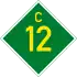 C12 road shield}}