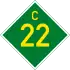 C22 road shield}}