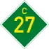 C27 road shield}}