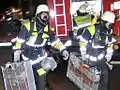 German firefighters with DIN helmets