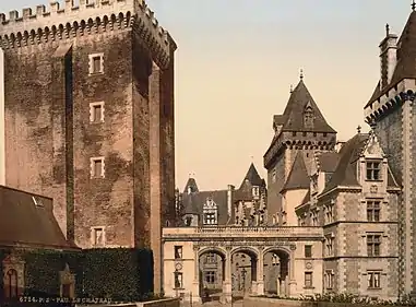 The château from the east front, 1890–1900