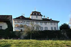 Castle Hilfikon in Hilfikon village