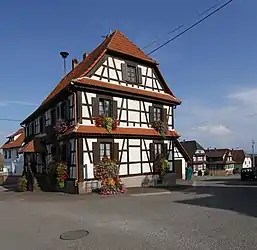 The town hall in Schœnenbourg