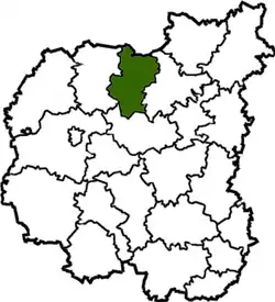 Raion location in Chernihiv Oblast