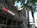 The Strathcona Music Building (foreground) was built in 1901; a new music building (background) was opened in 2005.