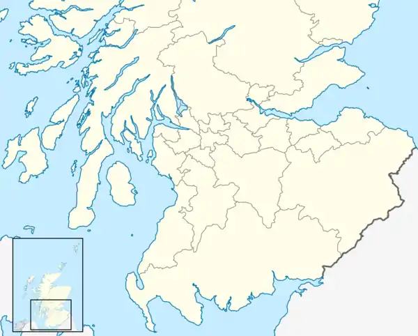 2014–15 Scottish Championship is located in Scotland South