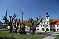 Town square in Volyně