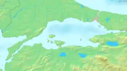 1766 Marmara earthquake is located in Sea of Marmara