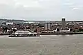 A view of Seacombe Ferry Terminal, as seen from one of the upper floors.