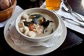 Seafood chowder