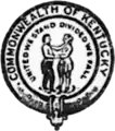 Pre-1962 state seal from the mid-1930s.