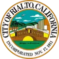 Official seal of Rialto, California