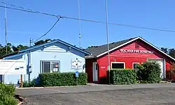 Fire department and water district buildings