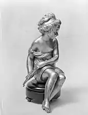 Seated Girl by Étienne Maurice Falconet, in bronze (1788), Metropolitan Museum