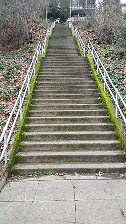 The stairs in 2022