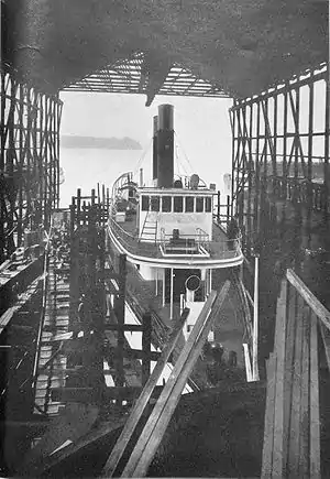 Tacoma under construction.