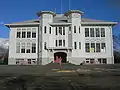 The old, wooden John Hay School (elementary) on Queen Anne Hill, designed by James Stephen, built 1905