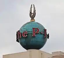 The "P-I Globe", symbol of the Seattle Post-Intelligencer, landmarked in its own right