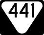 State Route 441 marker