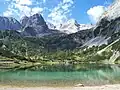 The Seebensee at the foot of the Vorderer Drachenkopf