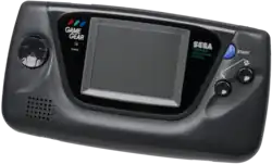 A handheld video game console