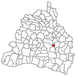 Location in Dolj County