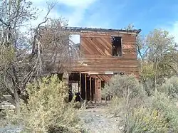 The Sego boarding house, now collapsed