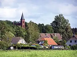 View of Sehlen with its church