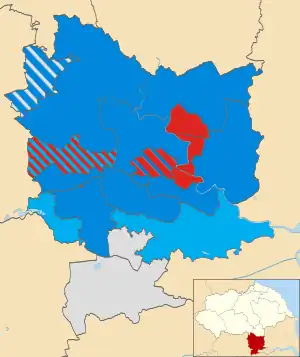 2019 results map