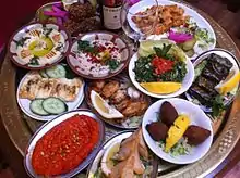 Image 8A selection of Lebanese dishes from Cafe Nouf Restaurant in London (from Culture of Lebanon)